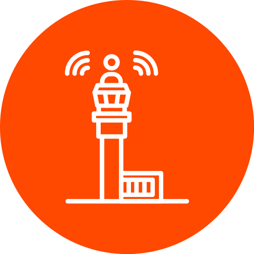 torre de control icono gratis