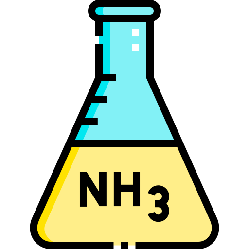 Ammonia Detailed Straight Lineal color icon