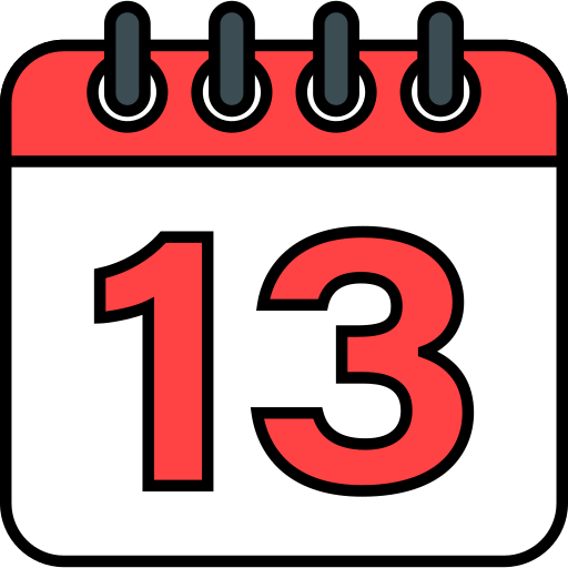 number-13-generic-outline-color-icon