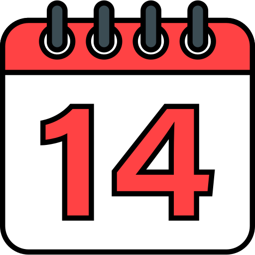 Number 14 - Free time and date icons