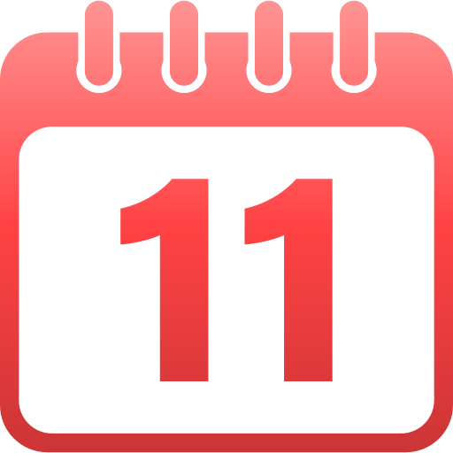 número 11 icono gratis