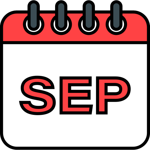 septiembre icono gratis