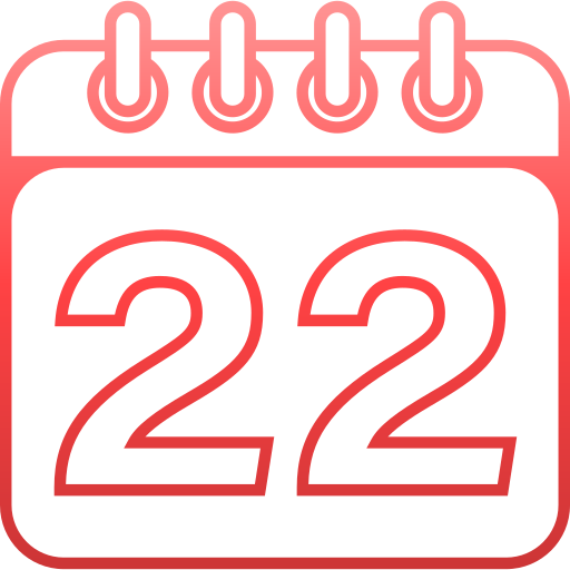 número 22 icono gratis