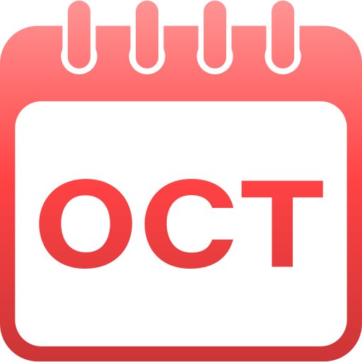 octobre Icône gratuit