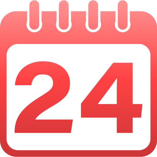 Number 24 free icon Number 24 free icon