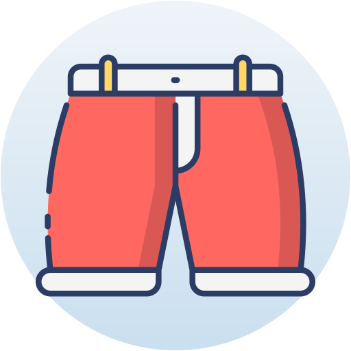 pantalones cortos icono gratis