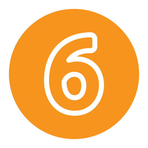 six Icône gratuit
