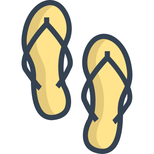 sandalias icono gratis