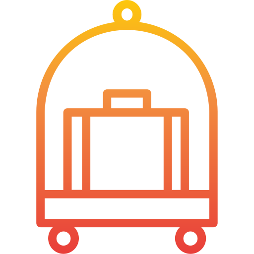 equipaje de viaje icono gratis