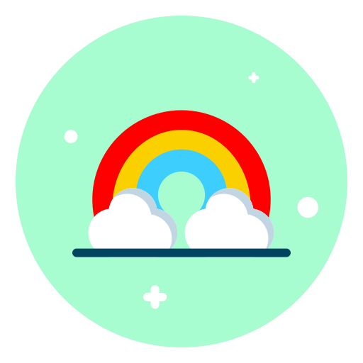 Rainbow free icon Rainbow free icon