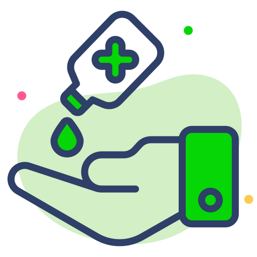 handdesinfektionsmittel kostenlos Icon handdesinfektionsmittel kostenlos Icon