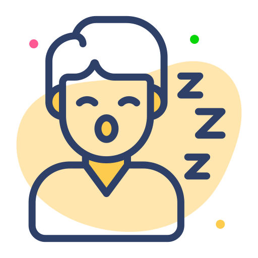 dormido icono gratis