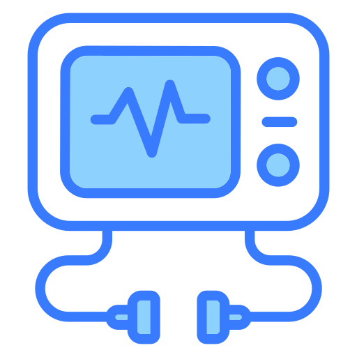 lectura de electrocardiograma icono gratis