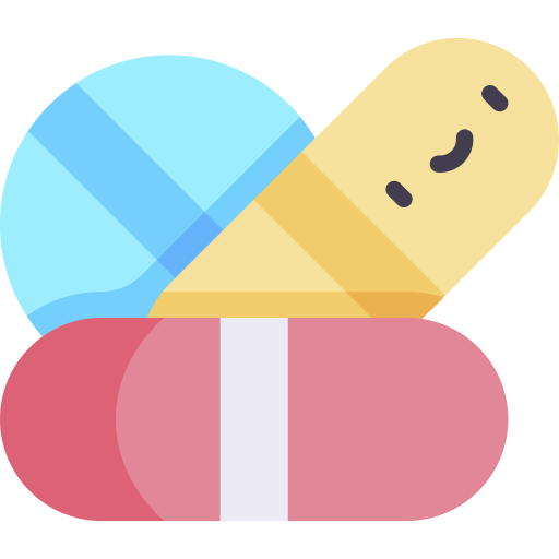 Pills Kawaii Flat icon