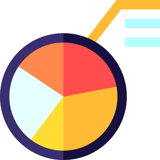 gráfico circular icono gratis