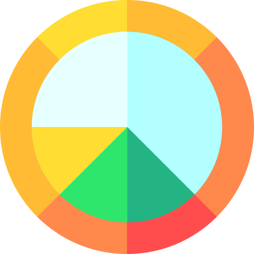 gráfico circular icono gratis