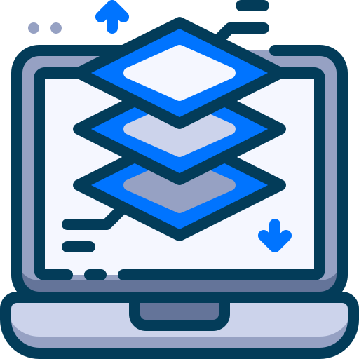 Layer Generic Blue icon