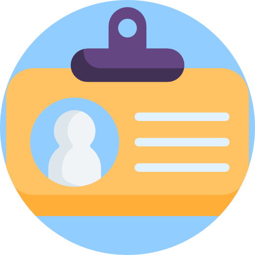 Id card Detailed Flat Circular Flat icon