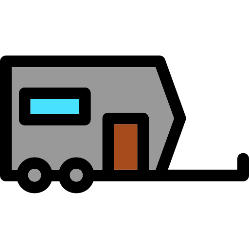 Camper van free icon Camper van free icon