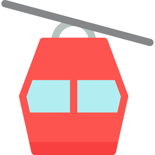 cabina del teleférico icono gratis