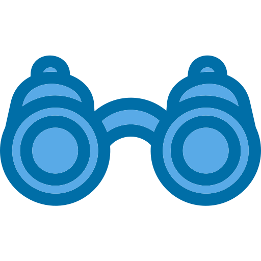 Binoculars Generic Blue icon