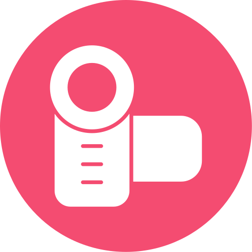 grabación de vídeo icono gratis