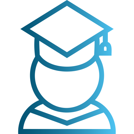 avatar graduado grátis ícone