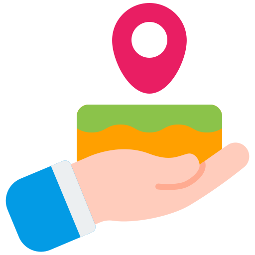 Land free icon Land free icon