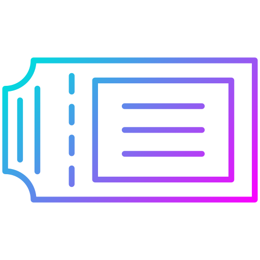 Ticket free icon