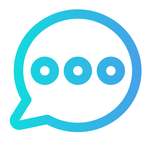 Chat Generic Gradient icon