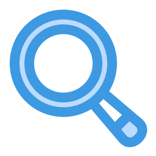 Search Generic Blue icon