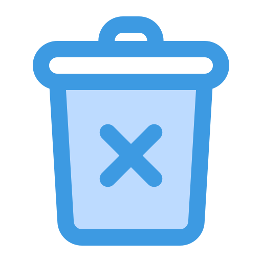 Delete Generic Blue icon