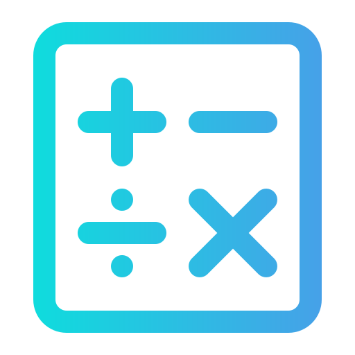 Calculator Generic Gradient icon