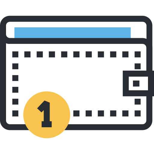 billetera icono gratis