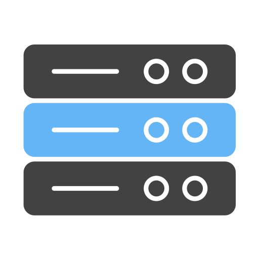 Database Generic Blue icon