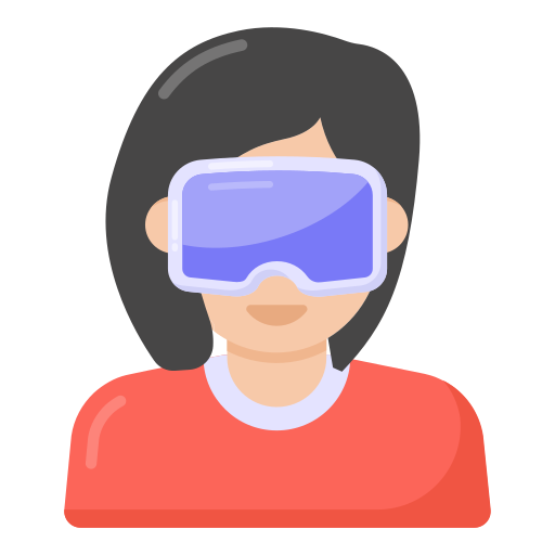 gafas de realidad virtual icono gratis