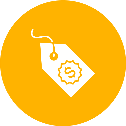 etiqueta de precio icono gratis