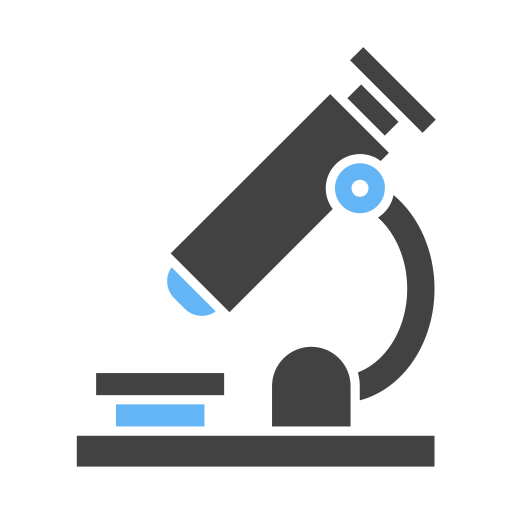 Microscope Generic Blue icon