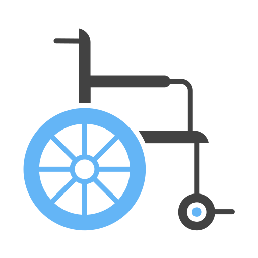 Wheelchair Generic Blue Icon