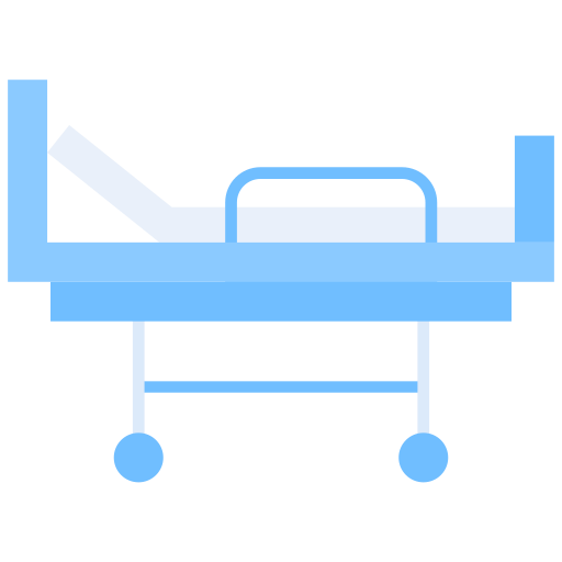 Hospital bed free icon Hospital bed free icon
