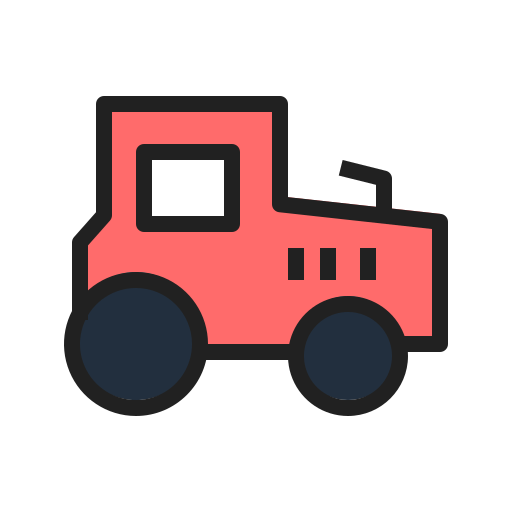 Tractor free icon Tractor free icon