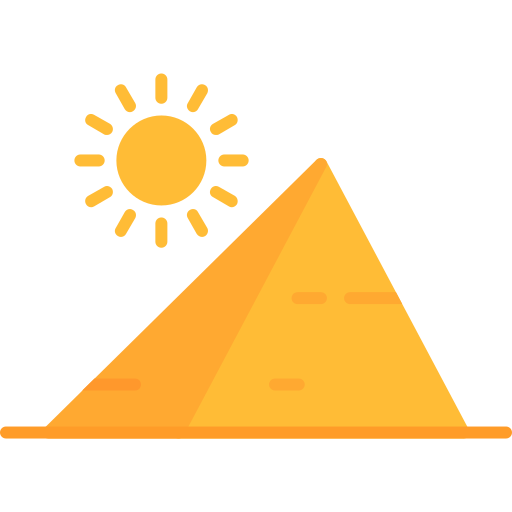 pirámide icono gratis