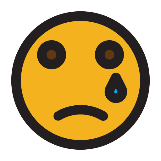 Cry Generic Outline Color icon