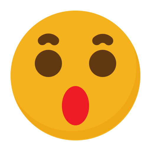 asombrado icono gratis