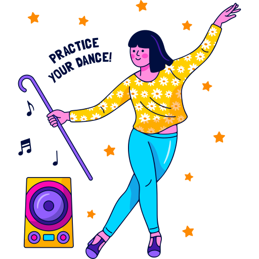 danser gratuit sticker
