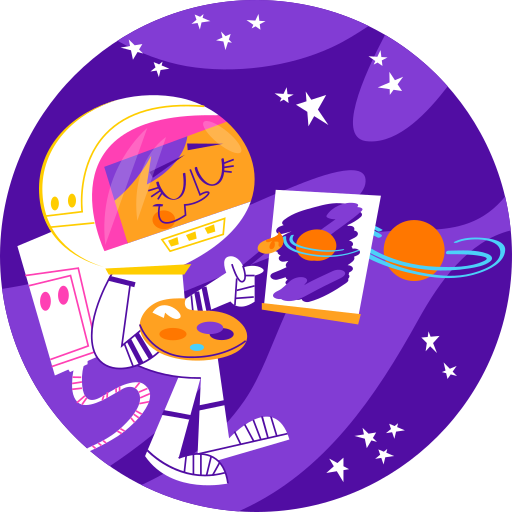 astronauta gratis sticker