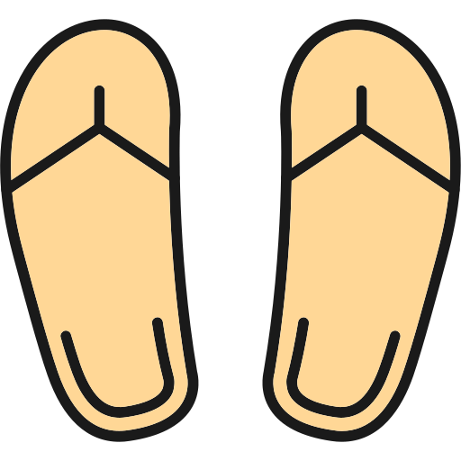 chancletas icono gratis