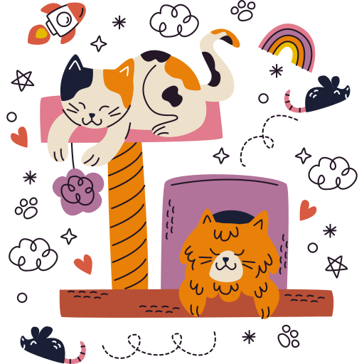 Pet free sticker