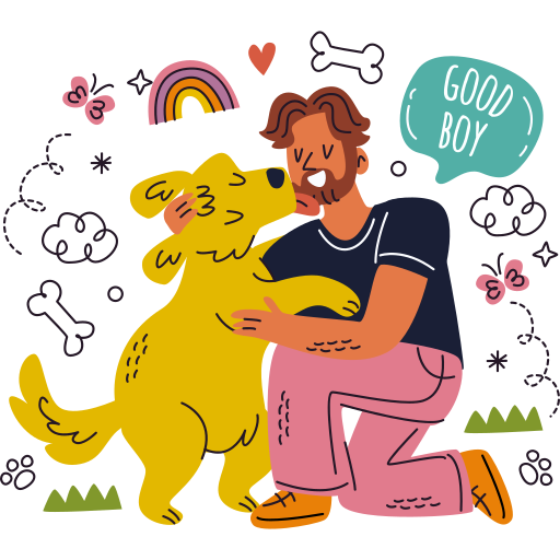 Pet free sticker