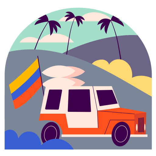 Colombia free sticker Colombia free sticker